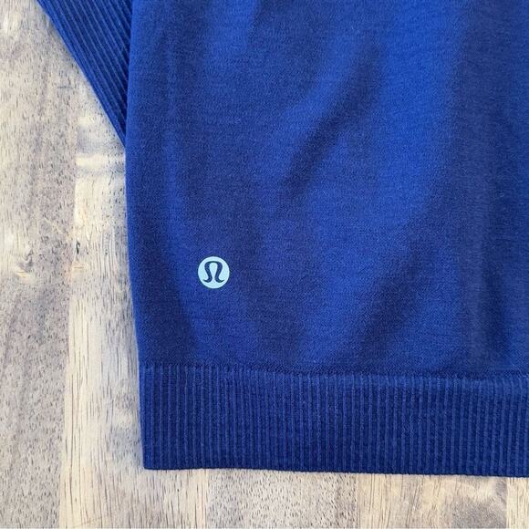 Lululemon Women’s Rest Less Swiftly Run Performance Sweater Sweater Blue Size S - Picture 8 of 9